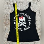 BEAUTIFUL DISASTER skull tank top size Medium black Photo 3