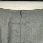 Theory Womens Gray Green Pinstripe Wool Blend Pencil Skirt Career Size 4 Photo 4