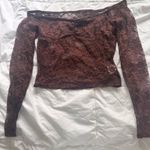 Brown lace going out top Size XS Photo 0
