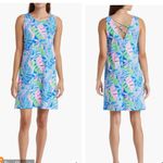 Lilly Pulitzer Kristen Dress Blue Grotto Beleaf in Yourself Photo 2