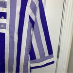 J.Crew  striped poplin cotton shirt size‎ small vacation cruise beach Photo 2