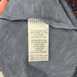 Toad&Co Dress‎ Womens Medium Blue Red Flower Print Organic Cotton Blend Pockets Photo 8