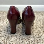 John Fluevog Brogued Lace-up Oxford Heel Blue Green Burgundy 11 Discontinued Photo 3