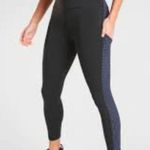 Athleta  Dress Blue  Ultimate Stash Pocket Colorblock 7/8 Tight Size Small Photo 1