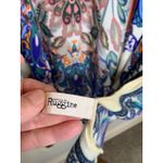 Boho Floral Open Front Kimono Shawl Duster OSFM Blue Size undefined Photo 6