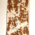 Mate the Label NEW Brown/Tan Tie Dye Organic Thermal Wide Leg Pant - XL Photo 1