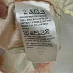 Naturals Linen Blend Orange Green Blouse Womens 5X Boho Beachy Lightweight Top Photo 3