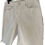 Seven7  Sunset Bermuda Size 4 White Denim Shorts Photo 3