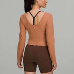 Lululemon Align Long Sleeve Shirt Dusty Clay NWT Retired Edition Size 8 Photo 1