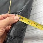 Fossil  Women's Black Pebbled Leather Zipper Erin Tote Bag with Crossbody Strap Photo 6