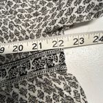 Old Navy  Black and White Tiered Peasant  Blouse Photo 5