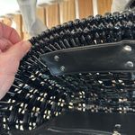 8 Other Reasons Black Woven Tote Bag Top Handle Shoulder Strap 8x7.25 x4.5 NEW Photo 12