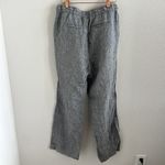 Charter Club  100% Linen Grey Pull On Elastic Waist Pants Straight Leg Small Photo 1