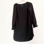 J.Crew NWT   long-sleeve dress in 365 crepe Black Photo 3
