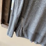 The Comfy  Long Sleeve Gray Top Crewneck Long Shirt Womens Medium Photo 6