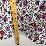 Loft Top XL White Floral Boho Cottagecore Peasant Blouse Long Sleeve Feminine Photo 6