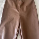 H&M Brown Leather Pants Photo 3