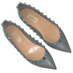 Valentino Garavani Rockstud Ballet Flat size 37 Grey Photo 9