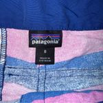 Patagonia Wavefarer 5 Inch Boardshorts Swim Shorts Blue Pink Fitz Stripe Size 8 Photo 7