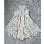 American Eagle  S Cream Knit Mini Dress Fairycore Cottagecore Boho Handkerchief Photo 5