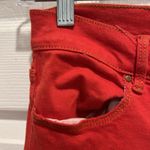 PacSun Ankle Jegging Jean Women's Size 26 Red Mid Rise Dark Wash 5-Pocket Photo 3