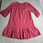 Vineyard Vines Women's 14 Pink Flutter Paradise Linen Blend Dress Vacation Photo 6