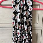 Free People Black Floral Bodysuit Photo 0