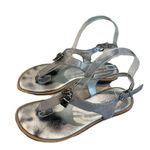 Michael Kors Michael Silver Sandals with Charm Accents Photo 2