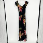 Dress Barn  Womens Y2k Vintage 90s Fairy Grunge Floral Chiffon Maxi Dress Size S Photo 10