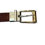 Ralph Lauren Lauren  women's brown leather alligator embossed belt Photo 3