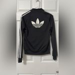 Adidas  Black Jacket with White Accents Photo 5