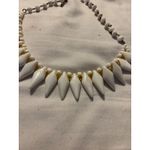 Lot of 4 Necklaces Rhinestone Shell Beads & Crystal Pendant White Photo 8