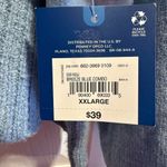 Arizona Jeans Arizona NWT Juniors Womens Crew Neck Long Sleeve Pullover Sweater, XXL Blue Photo 4