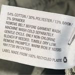 A New Day  Olive Green Belted Denim Pants Size 10‎ Photo 5