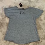 Harley Davidson  T-Shirt gray with pink, white & black graphics & rhinestones L Photo 3