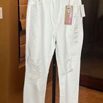 Vanilla Star Jeans Vanilla Star White Super High Rise Tapered Leg Mom Jean Size 5 Photo 0