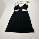 Alice + Olivia  Womens Black Havana Cutout Mini Dress Size 12 Vacation‎ NEW Photo 14