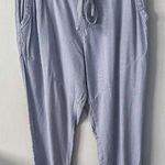 Sincerely Jules Lavender Croppped Linen Blend Pants Photo 0