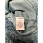 Haute Monde  Womens One Shoulder Lace Bodycon Cocktail Dress Teal Size Medium Photo 6