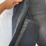 Ecru Black Jeans with Leather Accents Photo 3