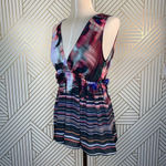 Clover Canyon  Tie Dye Striped Sleeveless Top‎ Photo 5