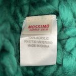 Mossimo Teal Blue Green Chunky Knit Beanie Winter Hat with Pom Photo 2