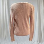 Abercrombie & Fitch women’s pink faux wrap sweater Small Photo 4