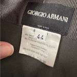 Giorgio Armani  Grey Wide Leg High Rise Trouser Dress Pants Womens XL Preppy Photo 7