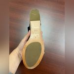 Frye  Black Strappy Lace Up Platform Wedge Sandal Size 8 Photo 5