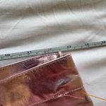 AMYLYNN Metallic Pink Straight Leg Trousers Photo 5