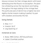 Moussy Vintage Floyd Friend Light Blue Distressed Jeans size 28 Photo 6