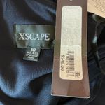 XScape One Shoulder Sleeveless Bodycon Mini Sheath Cocktail Dress Blue Size 10 Photo 9