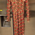 For Love & Lemons ππ Amelia Textured Midi Dress ~ Rosebud XS Photo 11