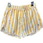 Sundry  Women's Stripe Mango Poplin Dolphin Drawstring Palm Shorts Size 1 Photo 0